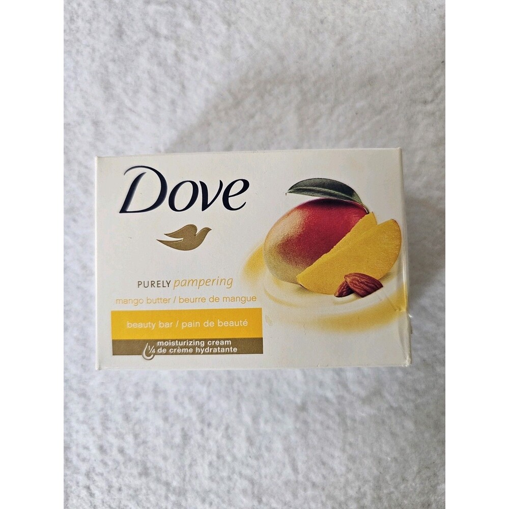 Dove Purely Pampering Mango Butter Beauty Bar Soap 3 75 Oz 106g New